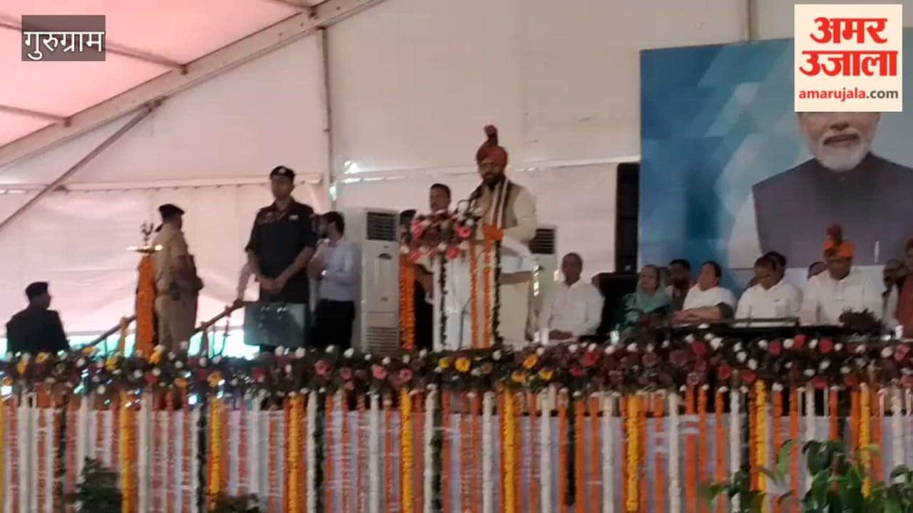 Chief Minister Nayab Singh Saini's Address at the Rally Held in Gurugram