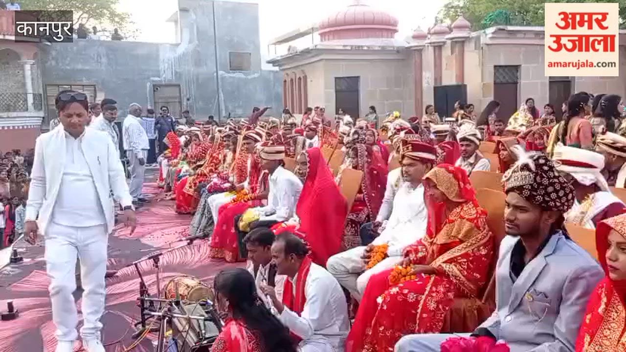 Kanpur: 95 Couples Tie the Knot on the Banks of the Ganges; Gifts Presented