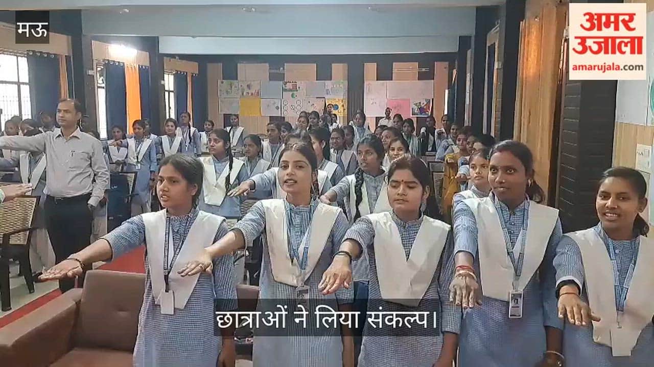 Female students pledged to ensure the protection, cleanliness, purity, and uninterrupted flow of rivers in mau