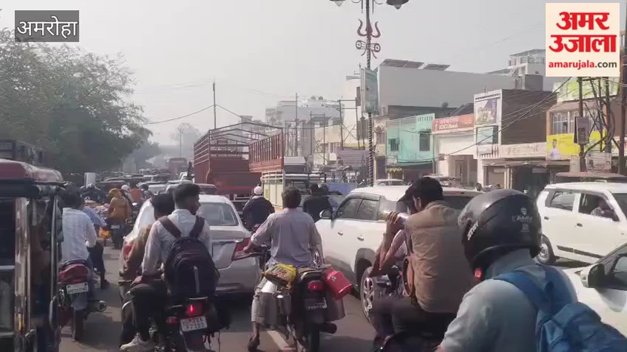 Traffic jam all day long from the railway line flyover to Chaupla