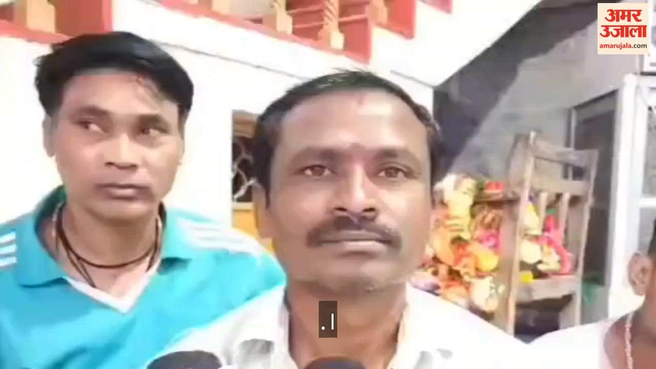 Worship rituals are being performed at the renowned Maa Bhaneshwari Temple during Chaitra Navratri in Rajnandg