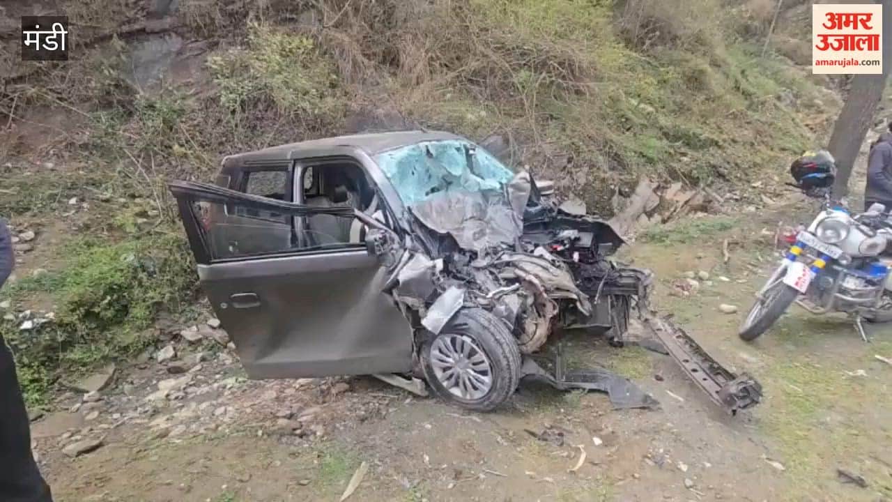 Mandi Horrific Accident Near Pandoh Dam; 2 Dead, 2 Injured in Bus-Car Collision