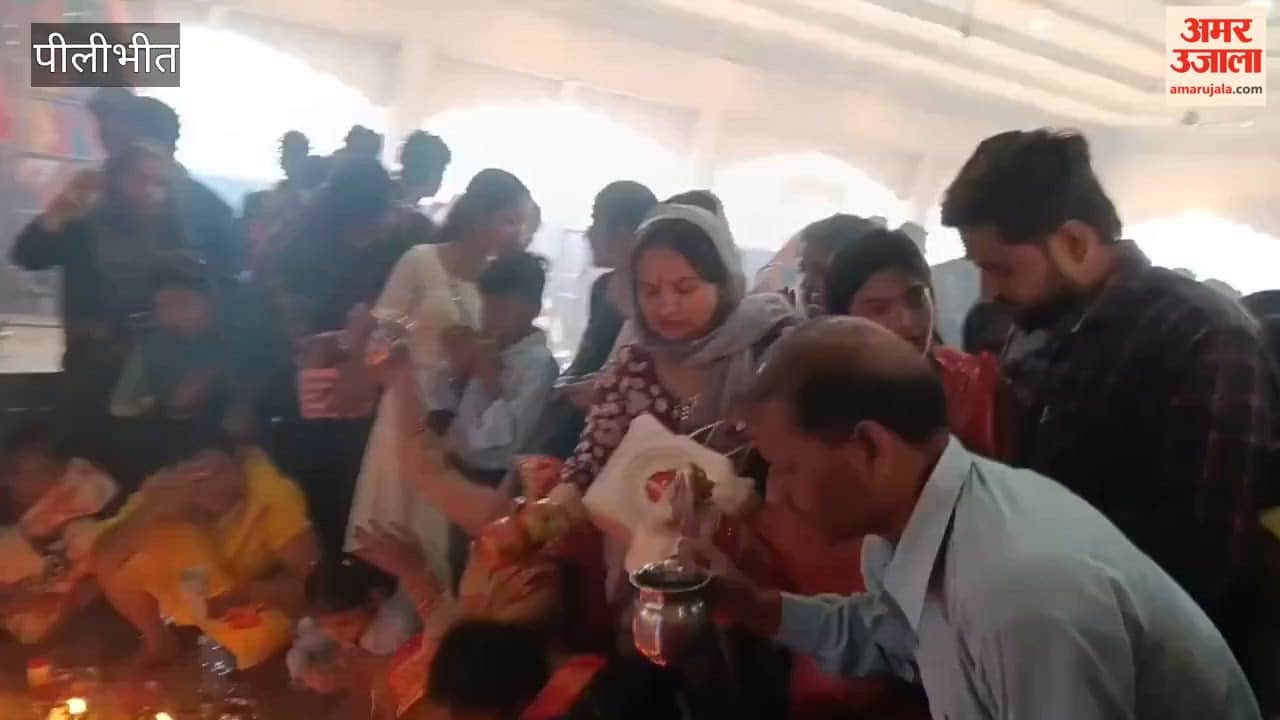 Crowds of devotees thronged the Mata Yashwantari Temple on Ashtami in Pilibhit