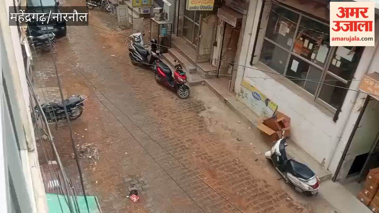 Weather changes in Narnaul; light drizzle occurs.