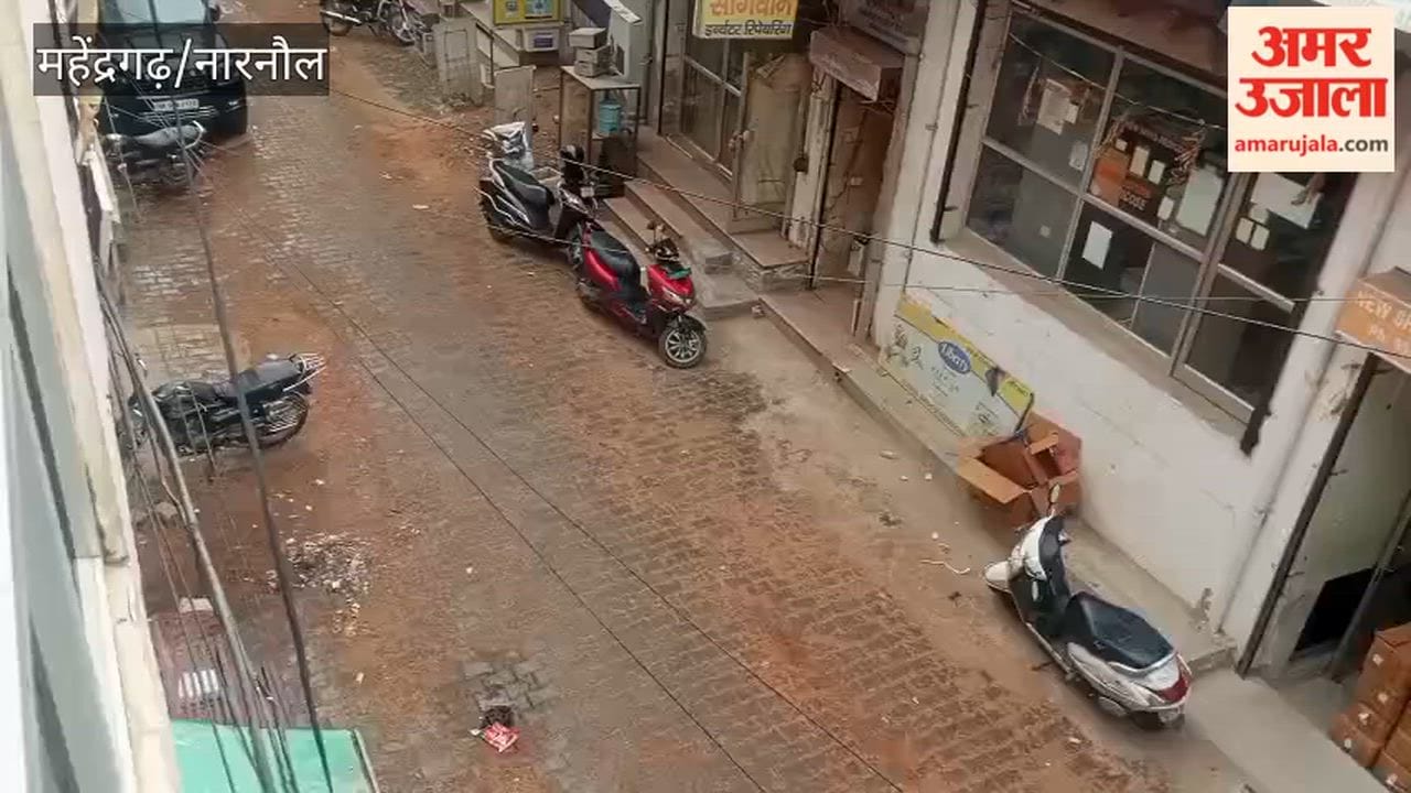 Weather changes in Narnaul; light drizzle occurs.
