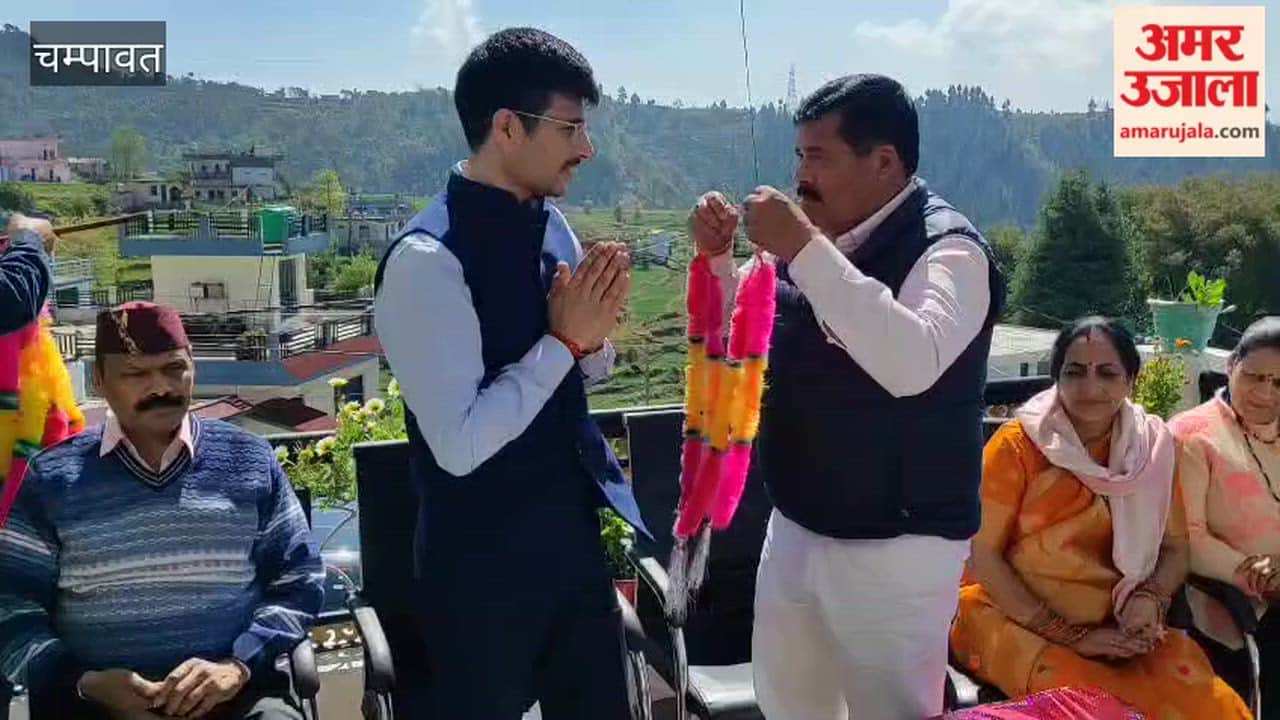 MLA felicitates Anup Pant, who secured 69th rank in UPSC