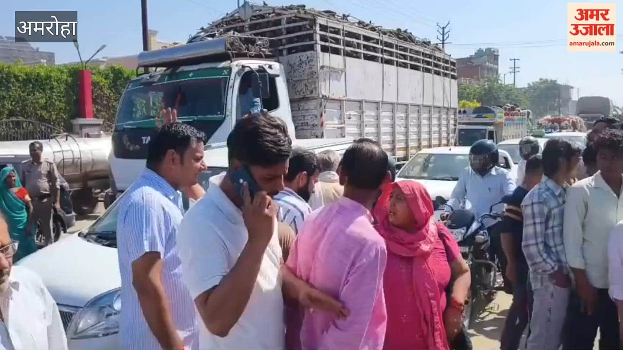 People Outraged Over Gas Shortage; Traffic Jam on Hasanpur Bypass