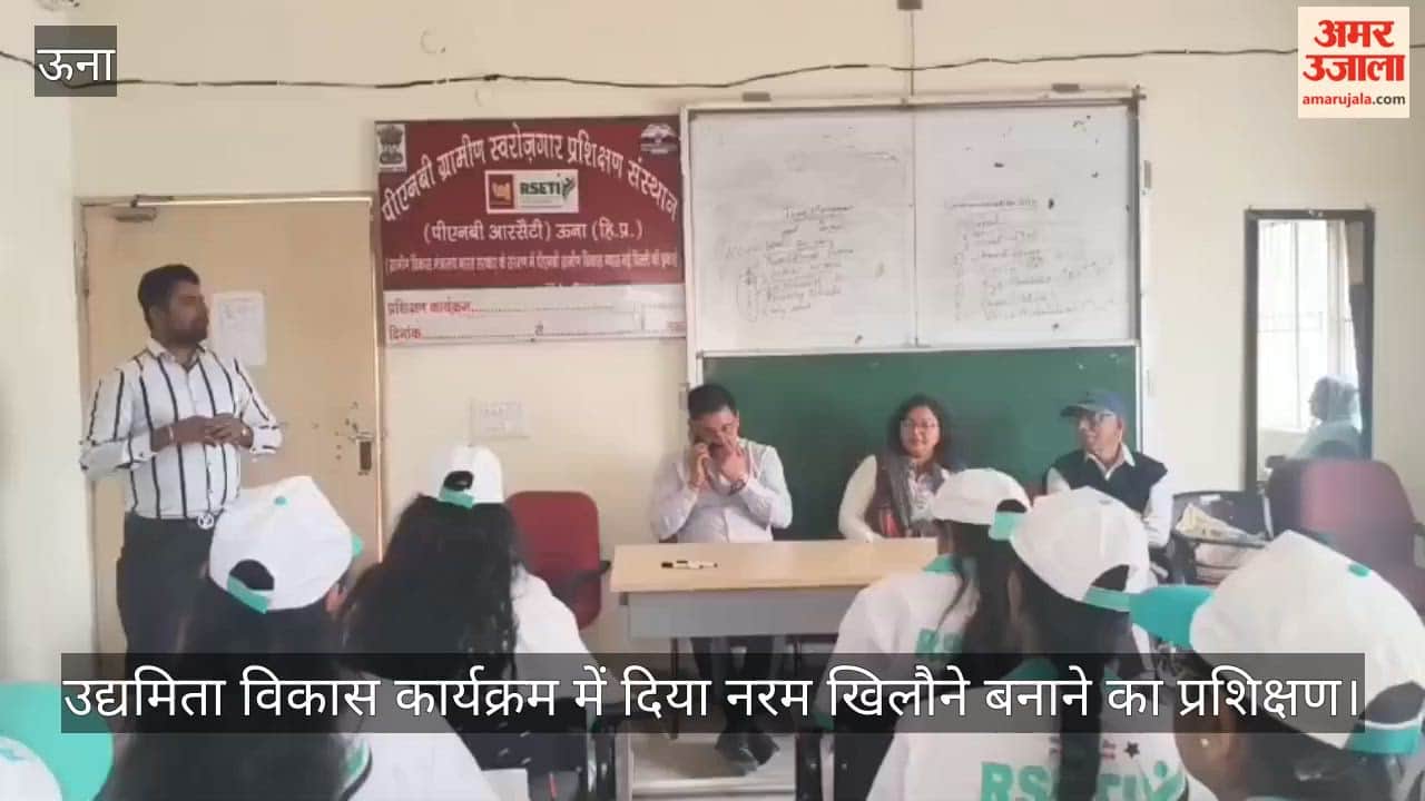 Training on making soft toys was provided during the Entrepreneurship Development Program.