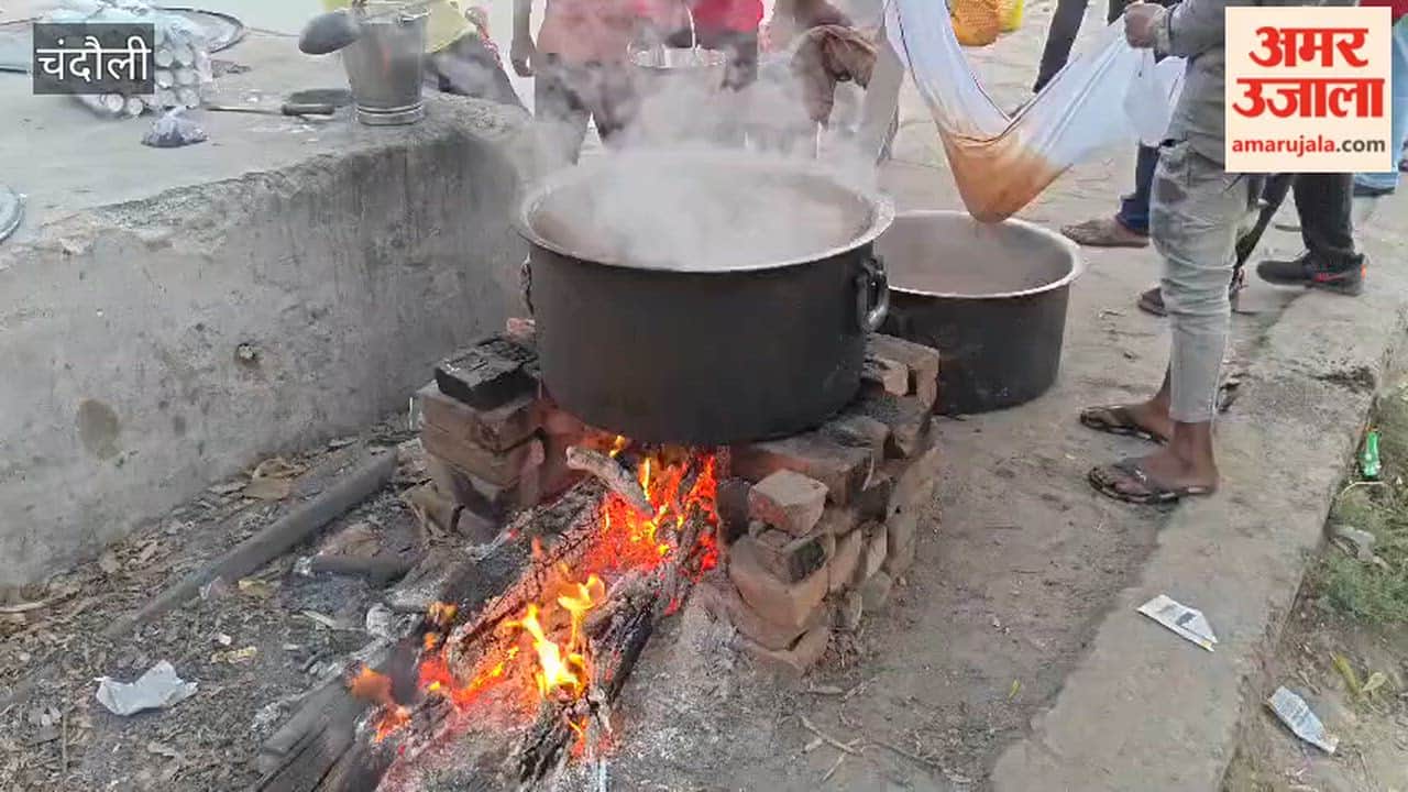 Broke the Fast by Offering Arghya to the Rising Sun