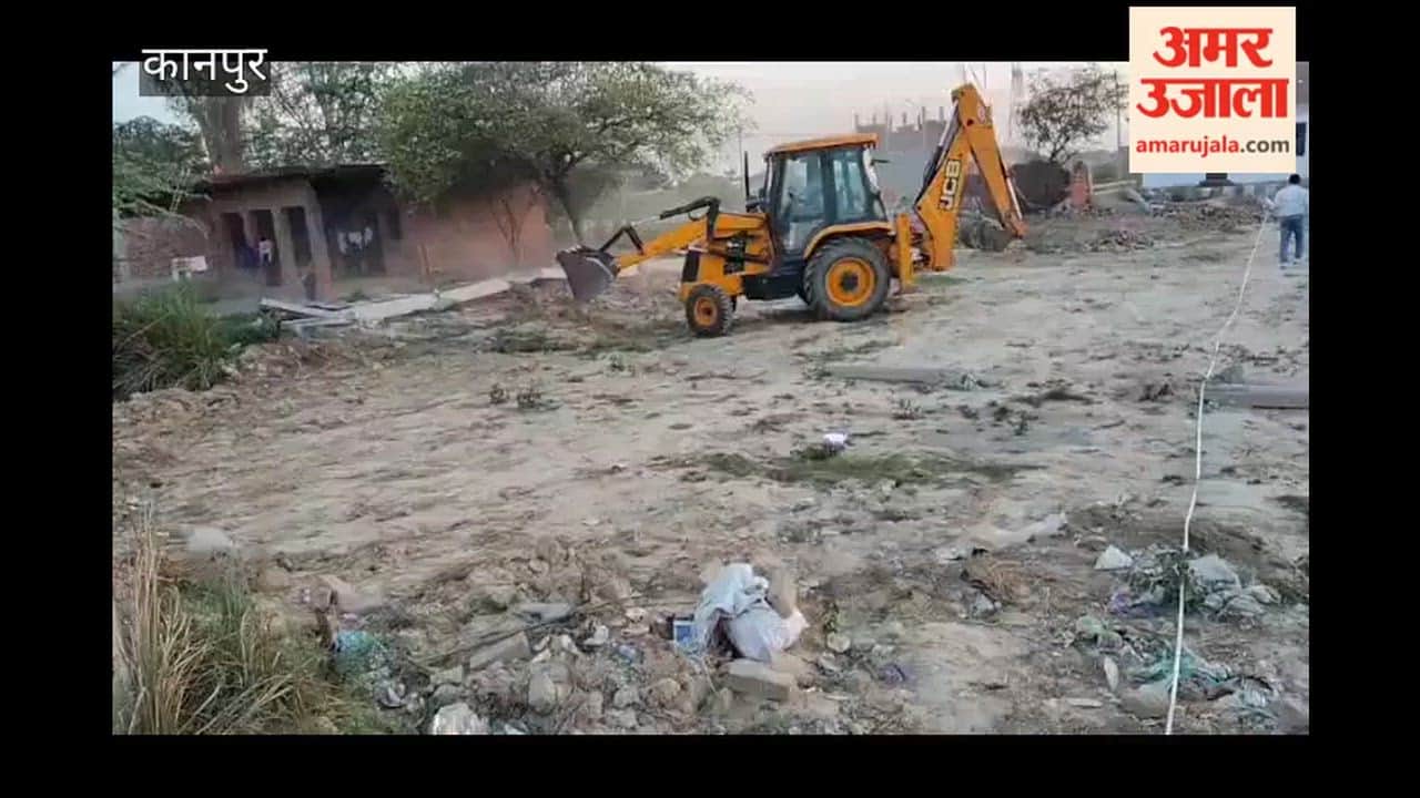 Kanpur: Bulldozers Roll; Government Land Worth ₹1 Crore Reclaimed