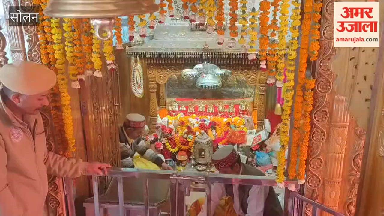 Solan Devotees offered prayers at the Maa Shoolini Temple, and queues formed to partake of the Bhandara Prasad