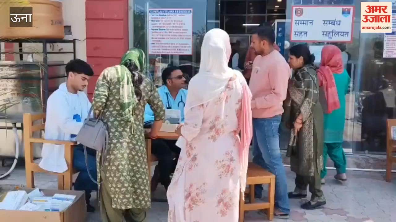 Una MP Mobile Health Service Team Organizes Free Health Camp in Brahmpur 121 Patients Examined