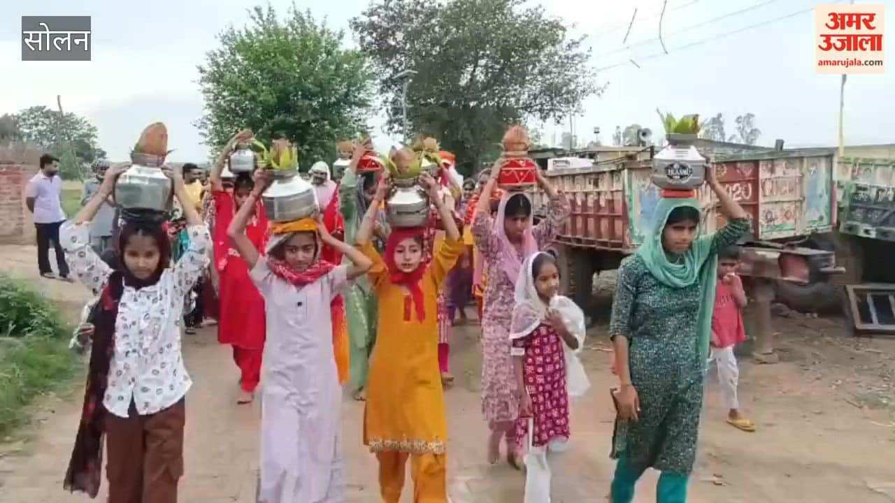 Solan Shrimad Bhagavat Katha Begins in Basot with a Kalash Yatra