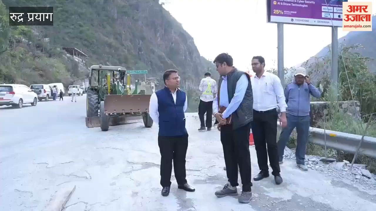 Kedarnath Yatra: DM Vishal Mishra Conducts On-Site Inspection of Jawari Bypass; Takes Cognizance of Illegal Shop Encroachments