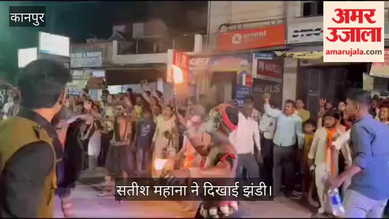 Kanpur Sanigawan Resounds with Chants of Jai Shri Ram Bajrang Dal Organizes Grand 5 km Long Procession