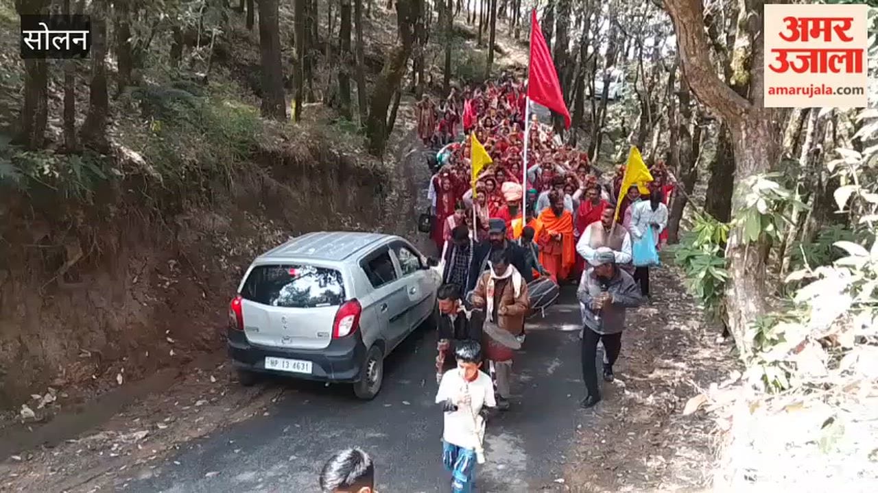 Solan Shrimad Bhagavat Katha Commences at Mahakali Temple, Kali Ka Tibba, with a Kalash Yatra