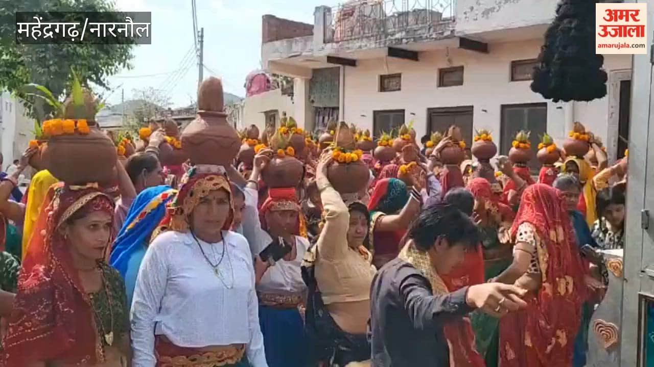A grand procession was taken out in Rambas with 101 Kalash