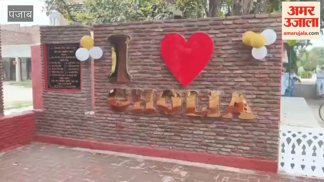 An NRI family built a gate and a bus stand in the village of Gholia Khurd in Moga.