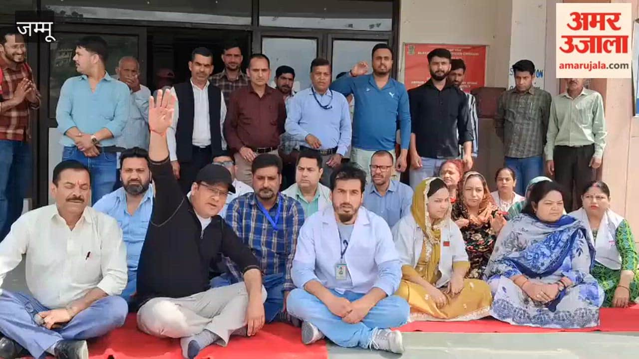 Health workers started a protest, causing inconvenience to patients.