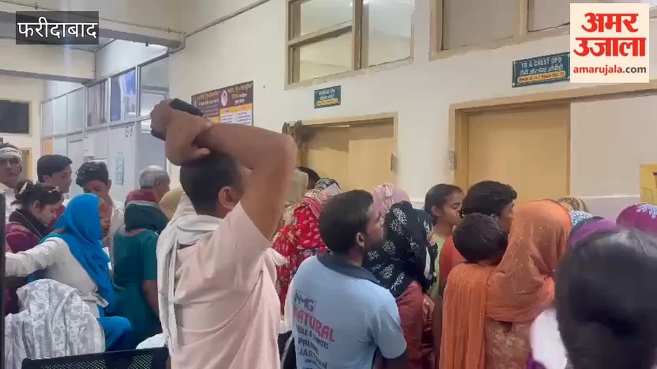 Due to changing weather in Palwal more than 350 patients reached hospital