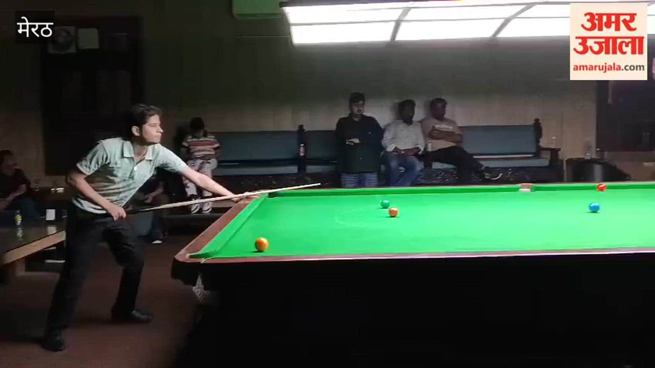 Meerut: Exciting matches took place on the fourth day of billiards tournament