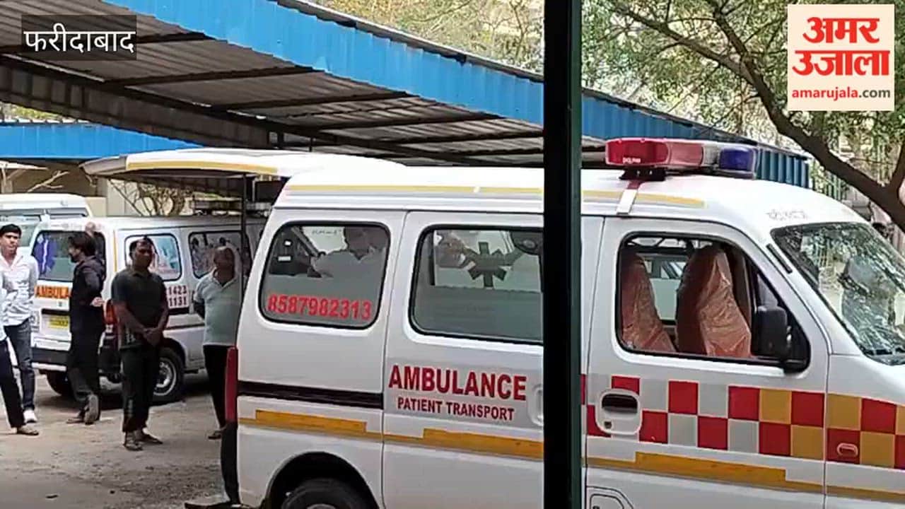 A young man died after being hit by a train in Faridabad