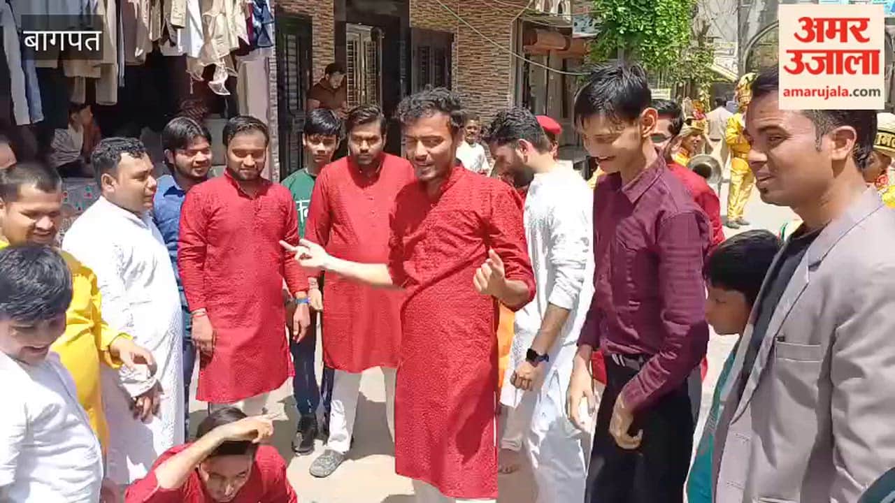 Baghpat: Rath Yatra taken out on the birth anniversary of Lord Mahavir