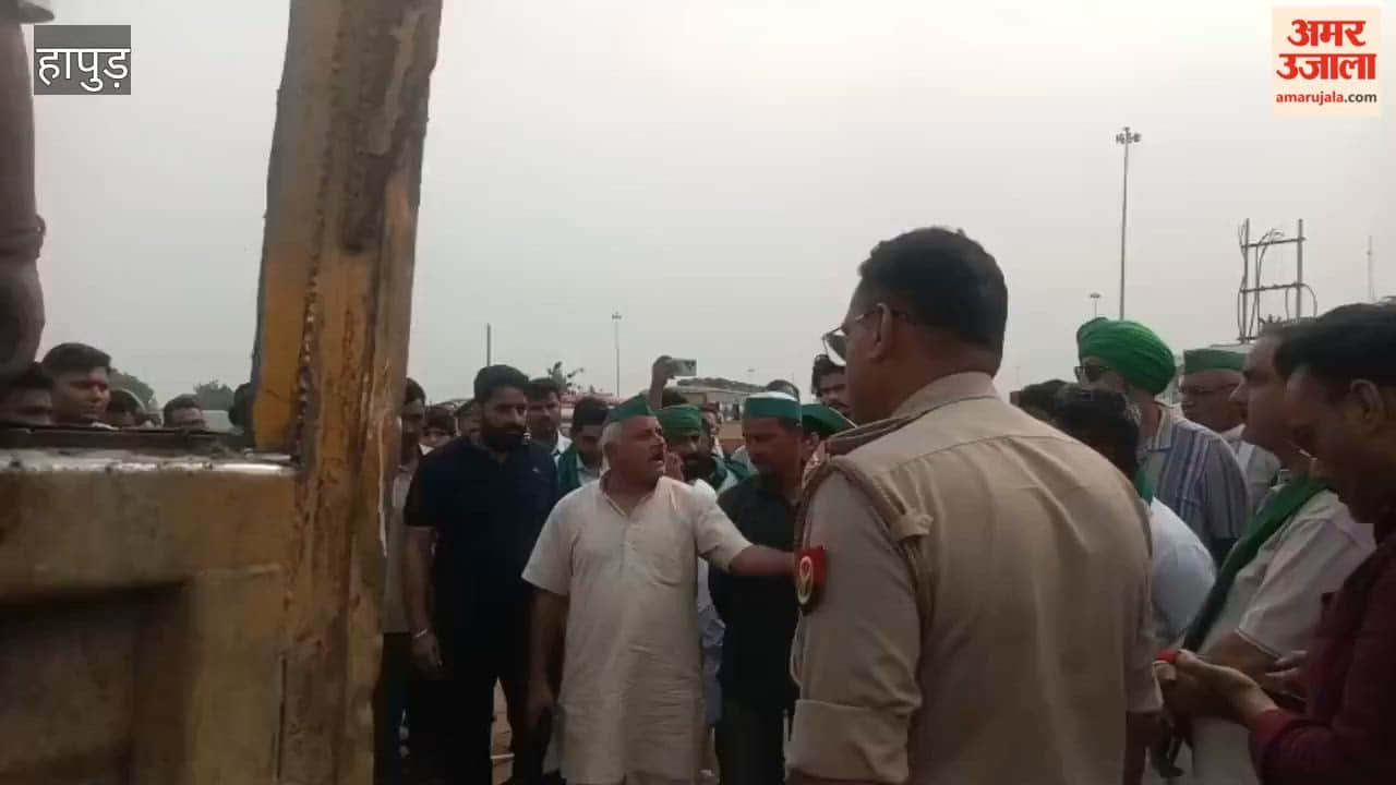 Bulldozer Demolishes BKU Tikait Office Near Toll Plaza Tea Stall Also Razed in Hapur