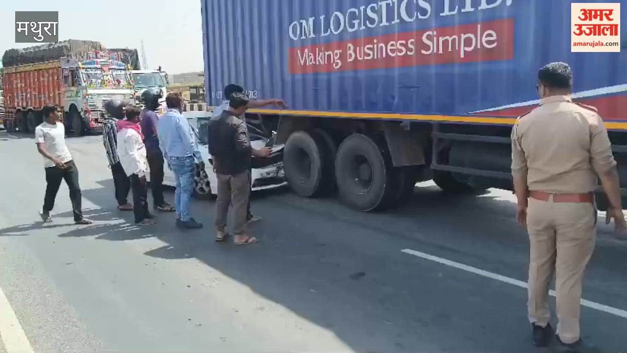 Car crashes into trailer while attempting to overtake