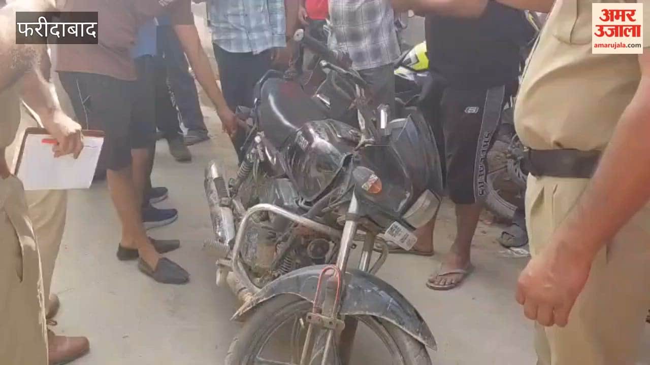 Dispute and firing between two bike riding youth in Adarsh Nagar at Faridabad