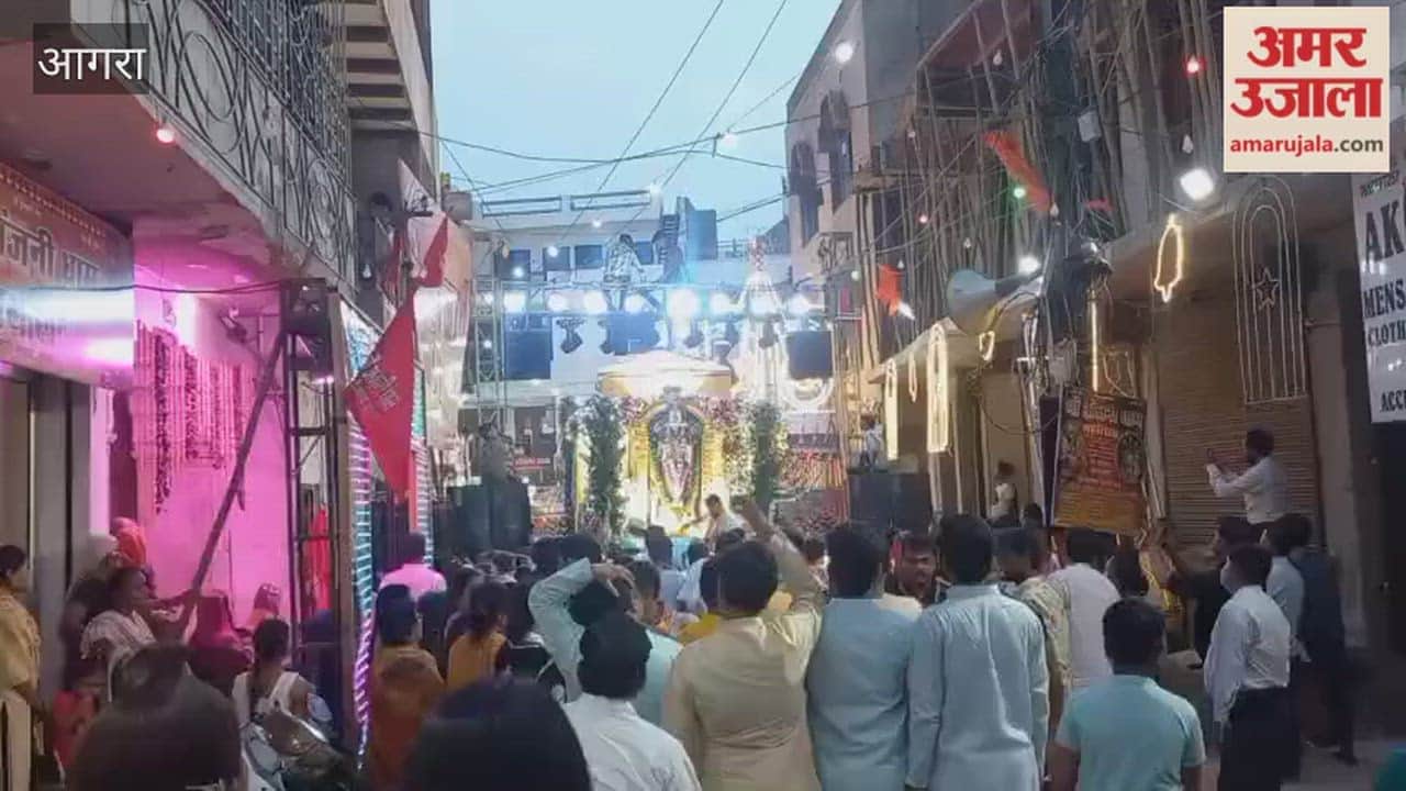 Flood of faith gathered in Hanumanth procession