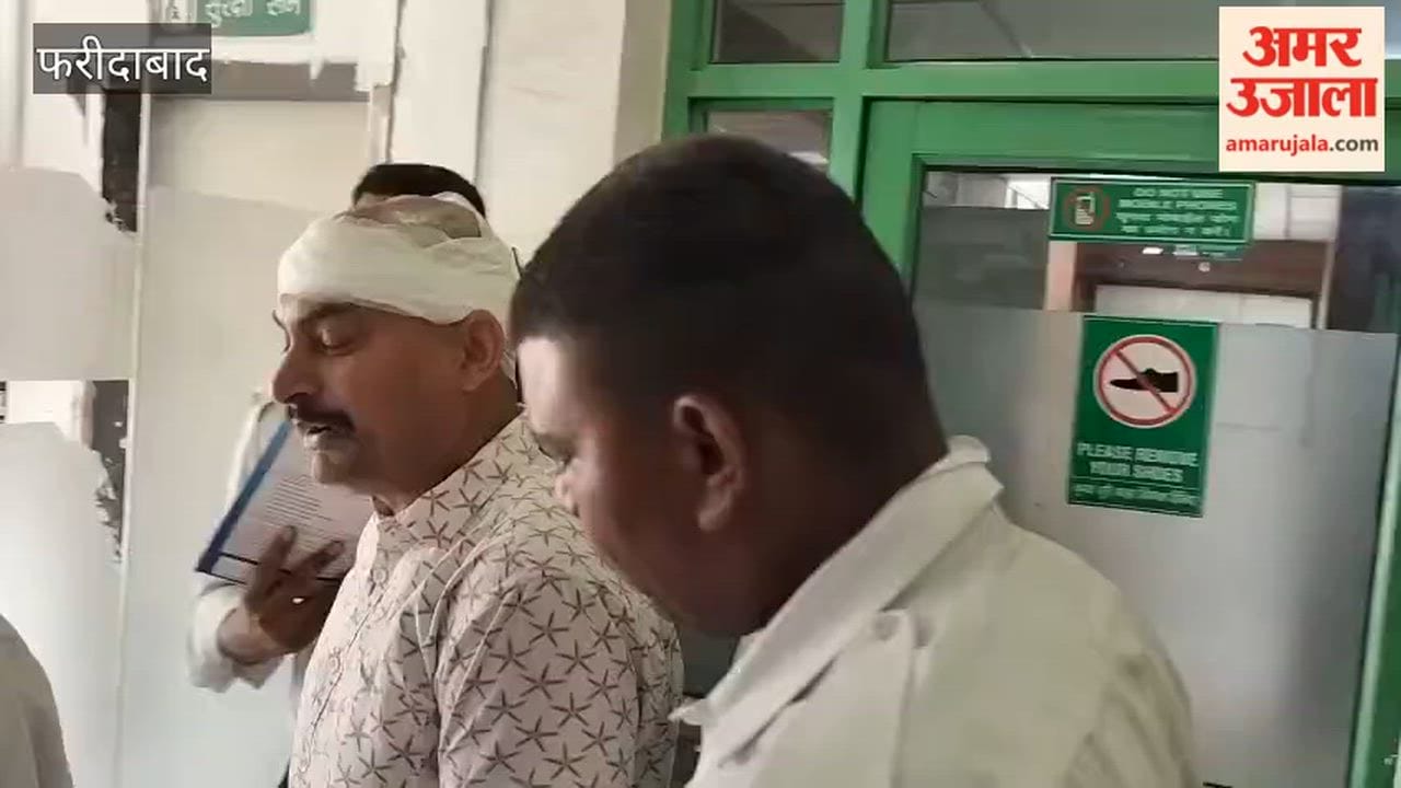 traffic policeman deployed for security of Chief Minister was hit by suspicious vehicle In Faridabad