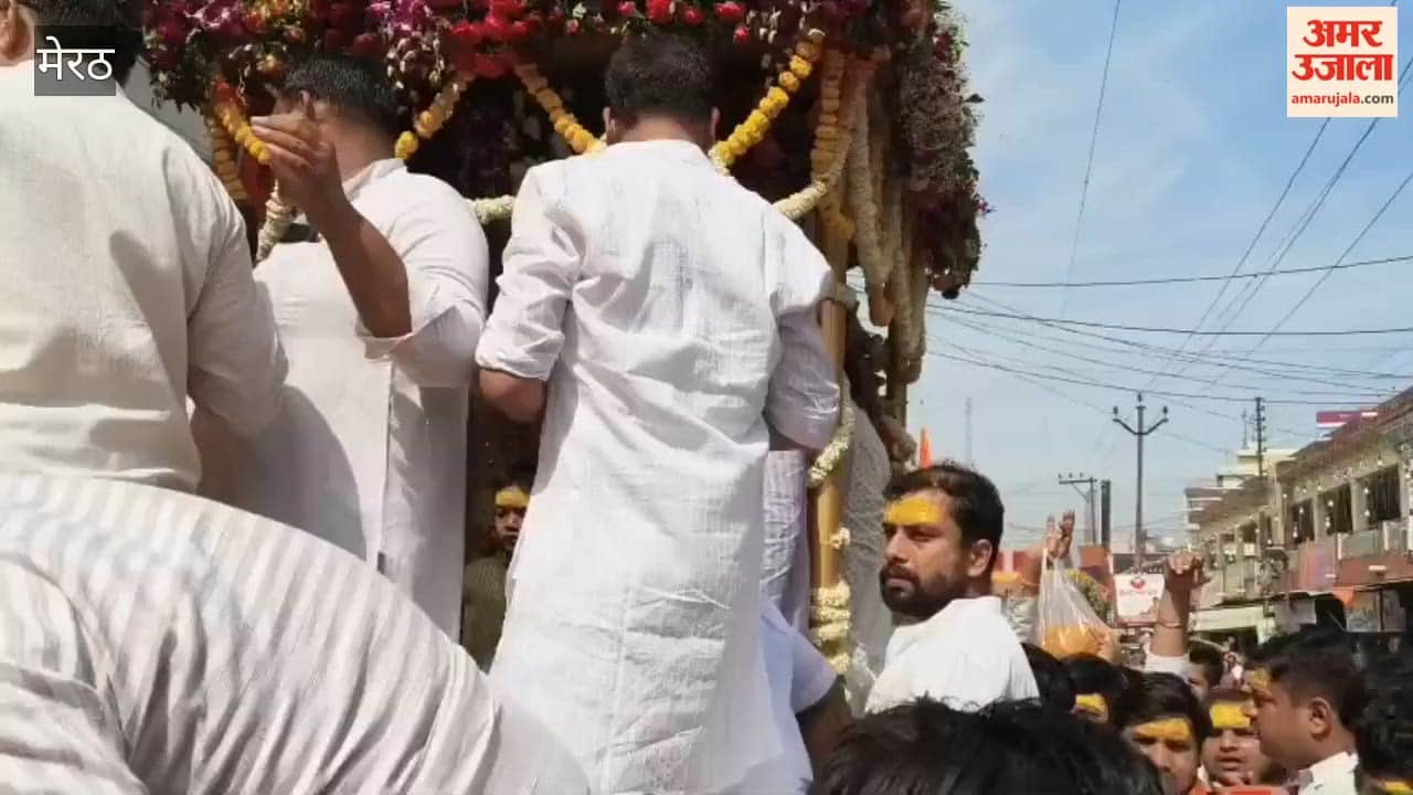 Muzaffarnagar: Balaji's procession started in the city, devotees are dancing
