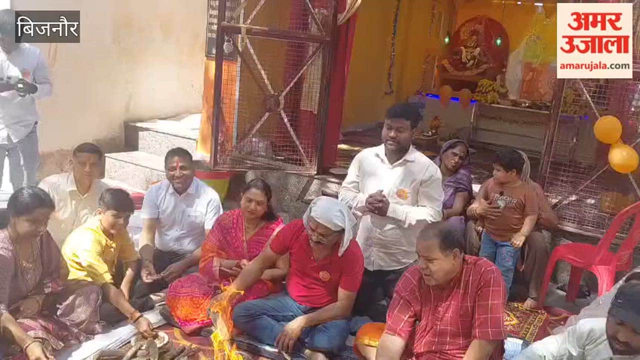 Bijnor: Hanuman Janmotsav celebrated with pomp in Kiratpur