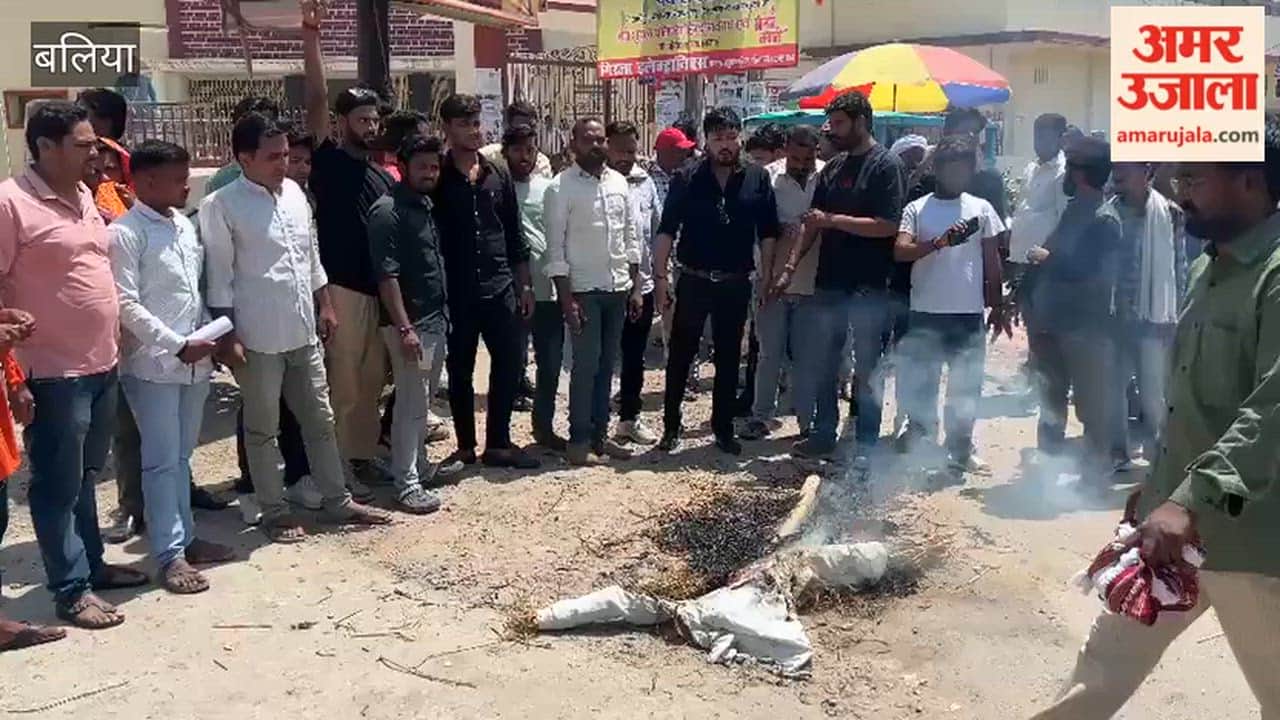 Students Burn Effigy of District Administration Over Failure to Arrest Doctors