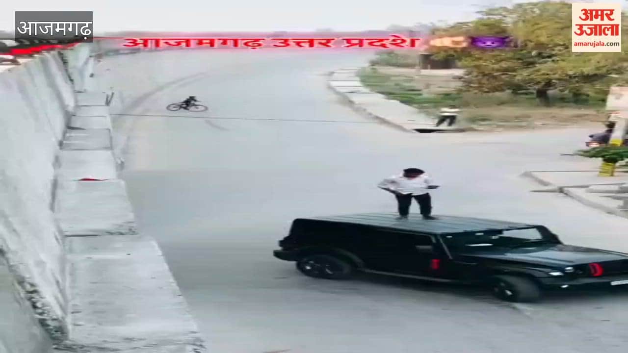 Youth Performs Dangerous Stunt on Moving Thar Video Goes Viral