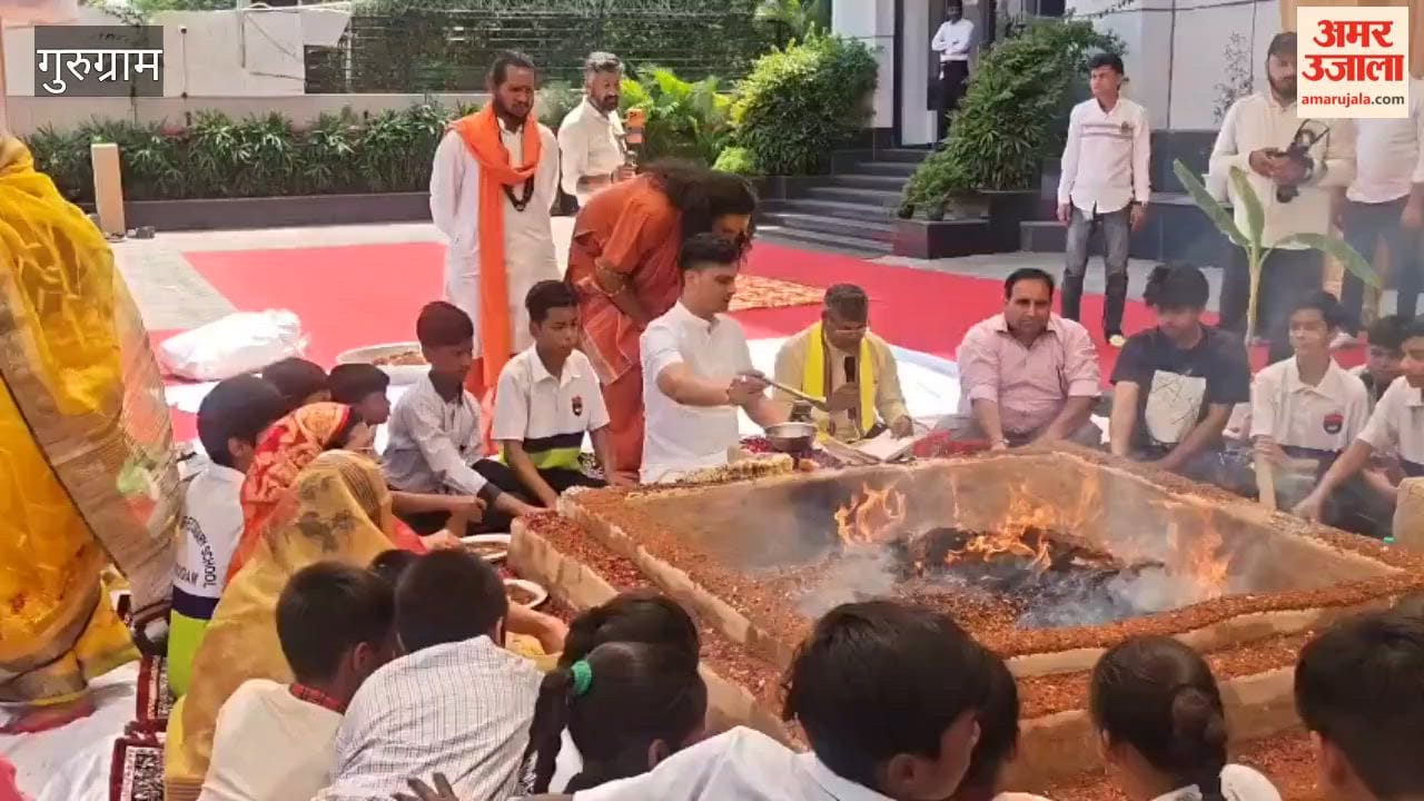 Yagna for world peace at Hanuman Temple in Gurugram