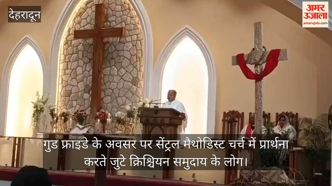 Good Friday Christians gather for prayer at the Central Methodist Church Dehradun news