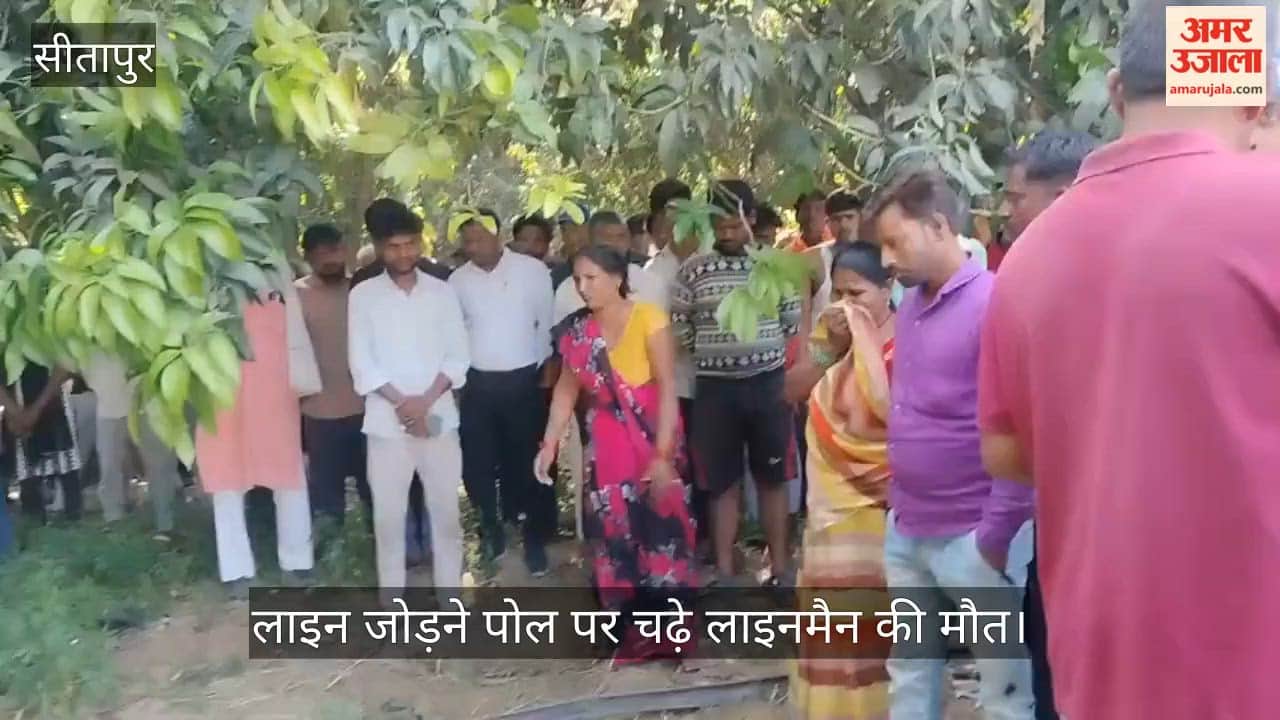 सीतापुर में लाइन जोड़ने पोल पर चढ़े लाइनमैन की करंट से जलकर मौत