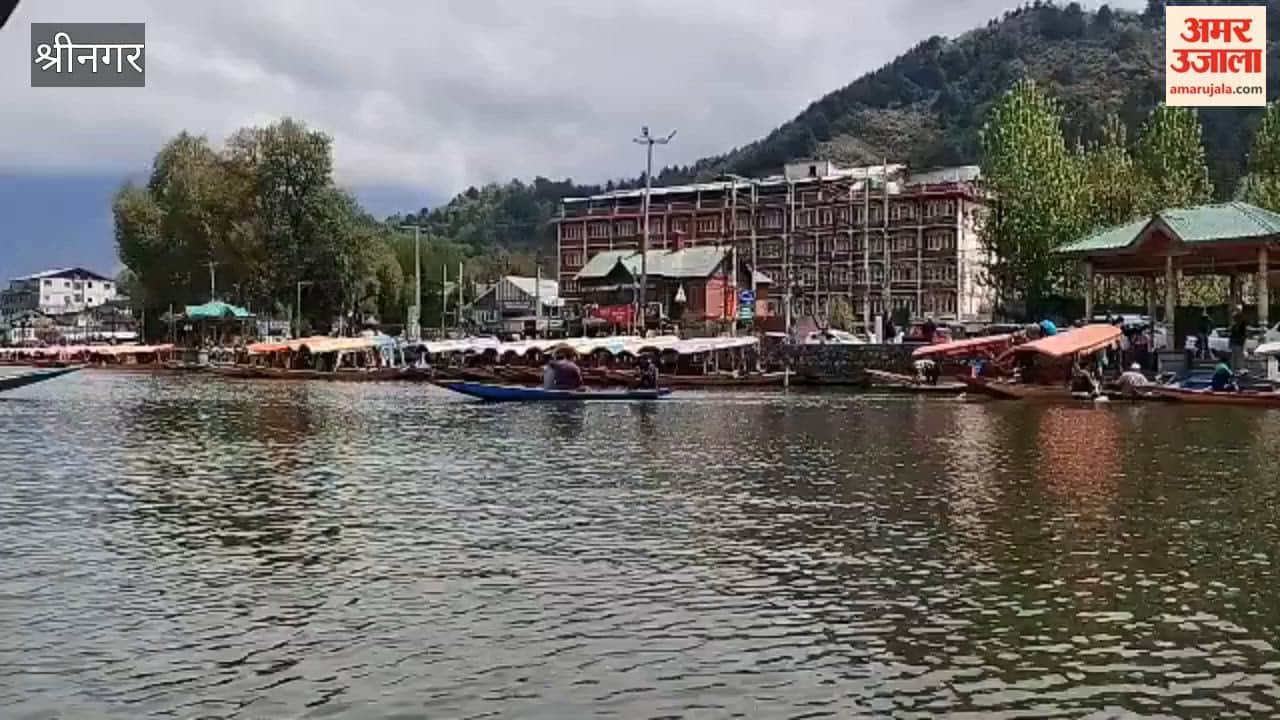 Dal Lake is becoming more vibrant and the pleasant weather has attracted tourists.