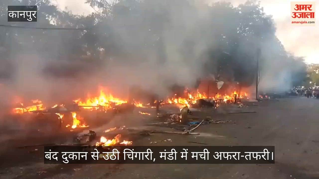 Fire breaks out in Phool Bagh fruit market, over a dozen shops affected