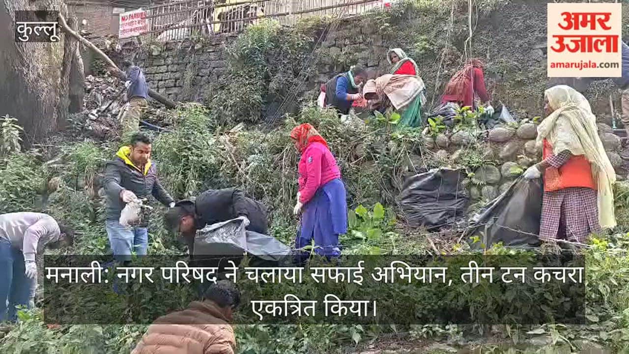 Manali: Municipal Council Launches Cleanliness Drive; Three Tons of Waste Collected