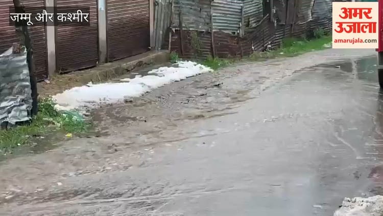 मौसम की मार: कश्मीर घाटी में ओलों ने उजाड़े किसानों के सपने