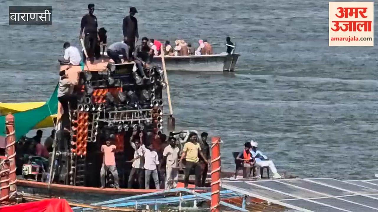 Video of DJ and dancing in the Ganges goes viral in varanasi