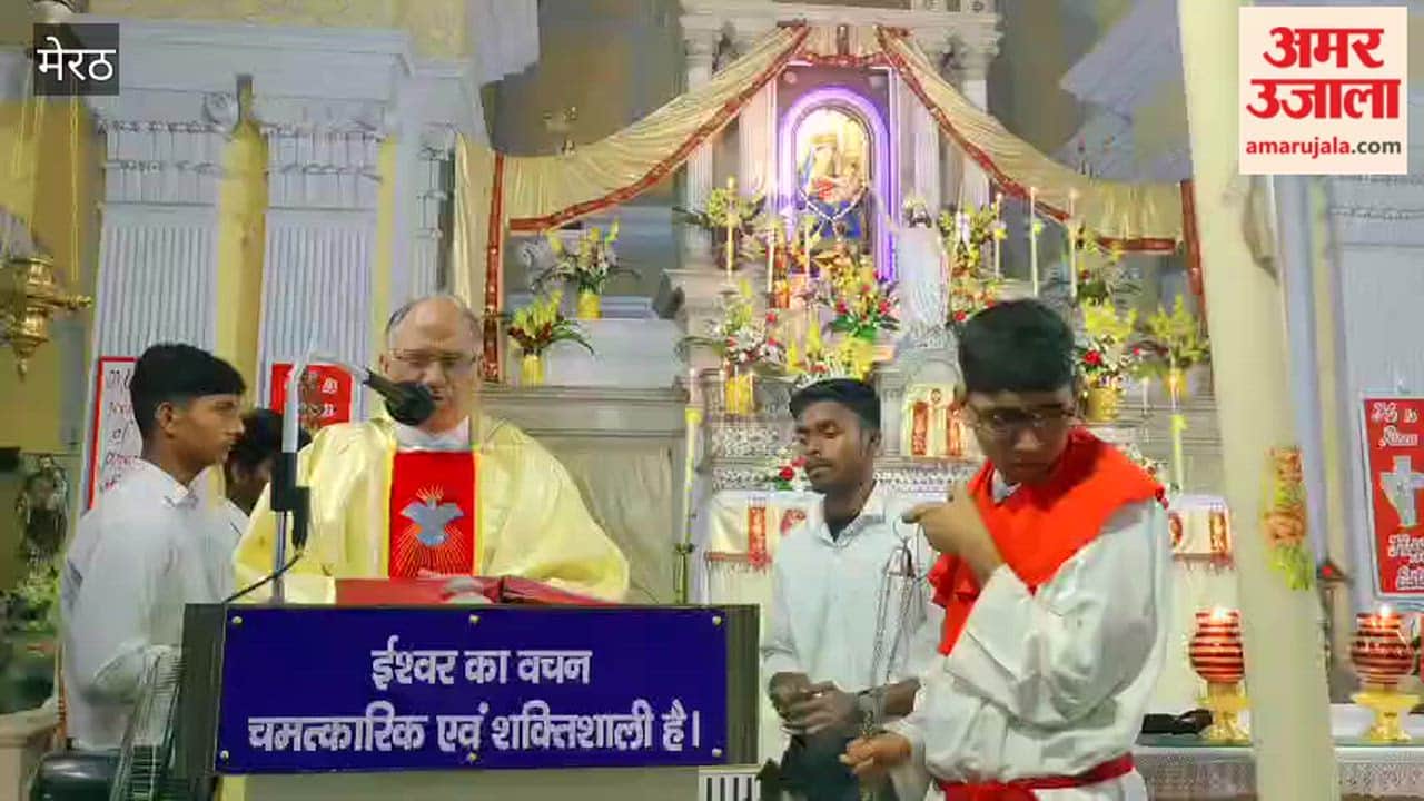 Meerut: Easter Sunday celebrated in the church of Sardhana