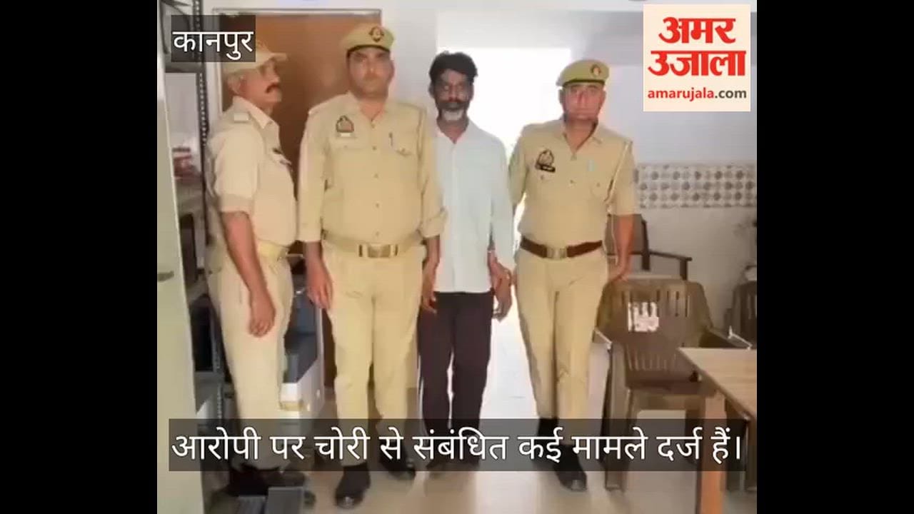 Kanpur Cunning Thief Stealing Batteries and Cables from Towers Arrested Police Recover Pickup Truck and Goods