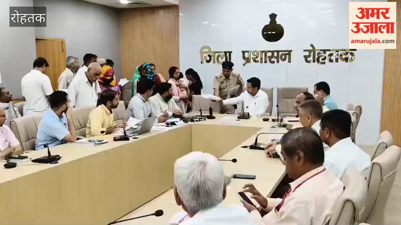 Deputy Commissioner resolves issues at a camp in Rohtak.