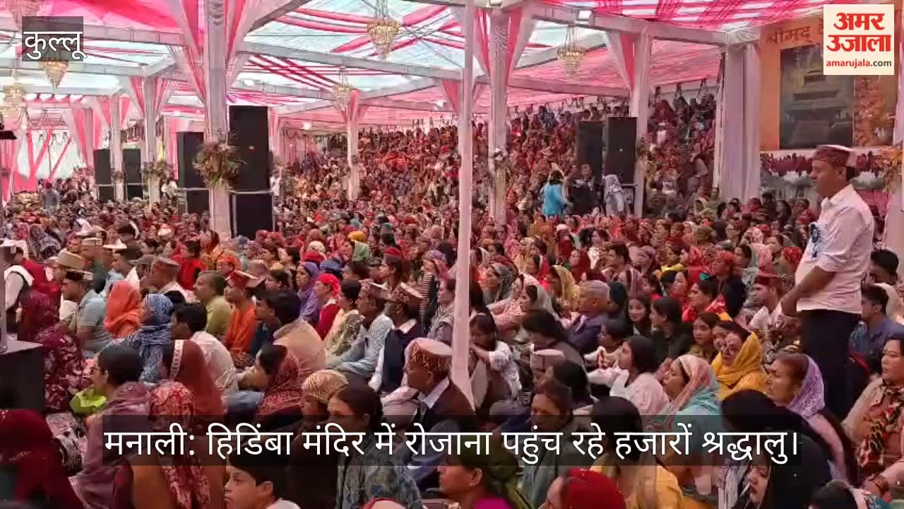 Manali: Thousands of devotees visiting Hidimba Temple daily.