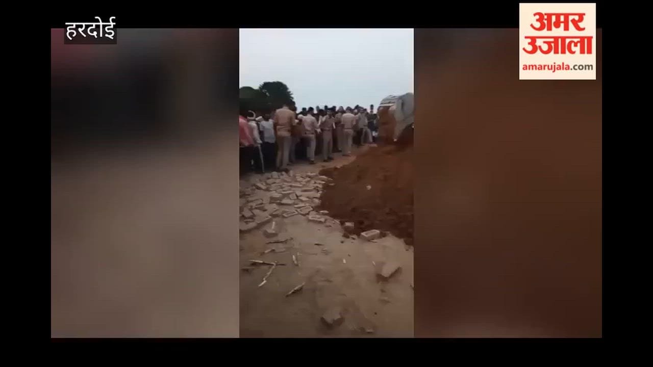 Farmer trapped after soil collapses while retrieving bricks from a defunct borewell