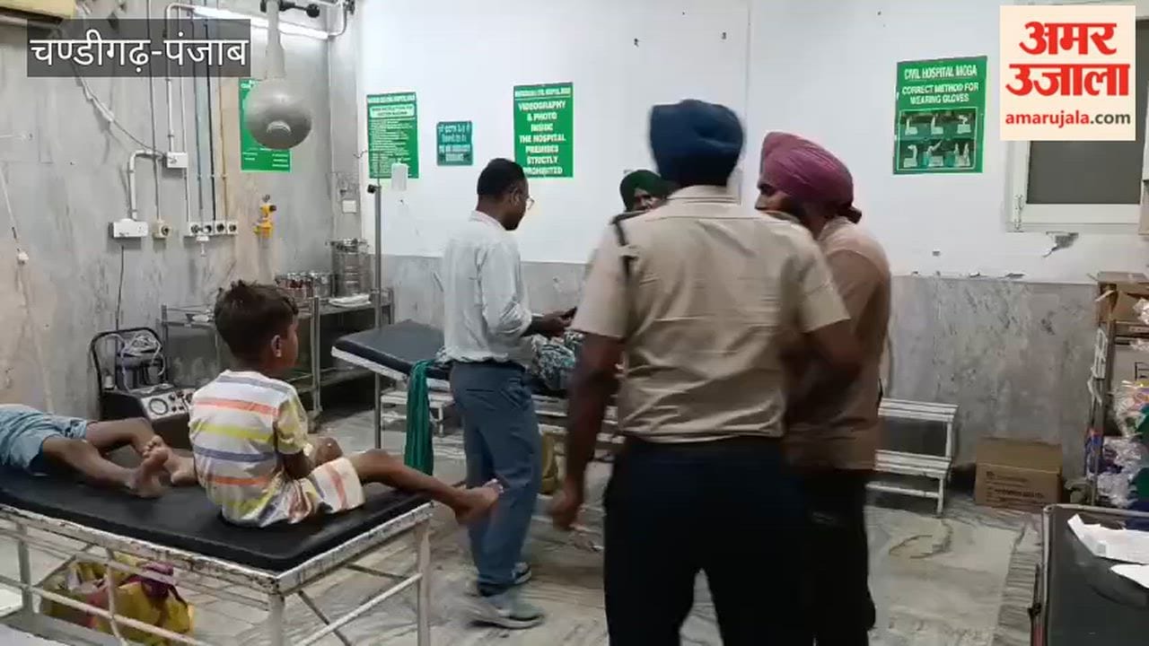 Three people, including a child, seriously injured in a road accident near Moga.